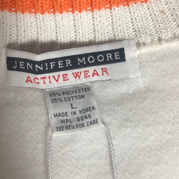 NWOT= JENNIFER MOORE , Size L , White color . - Picture 8 of 8